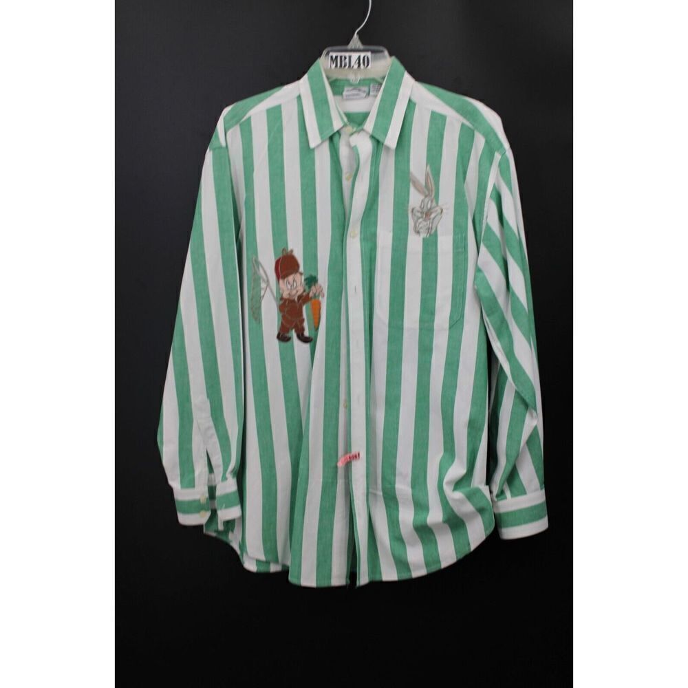 Vintage Acme Clothing Warner Brothers Bugs Bunny Yosemite Sam LS Shirt Size M